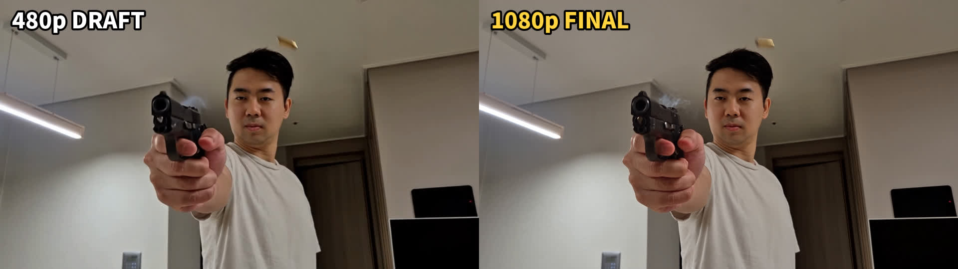 480p 초안과 1080p 최종본 비교